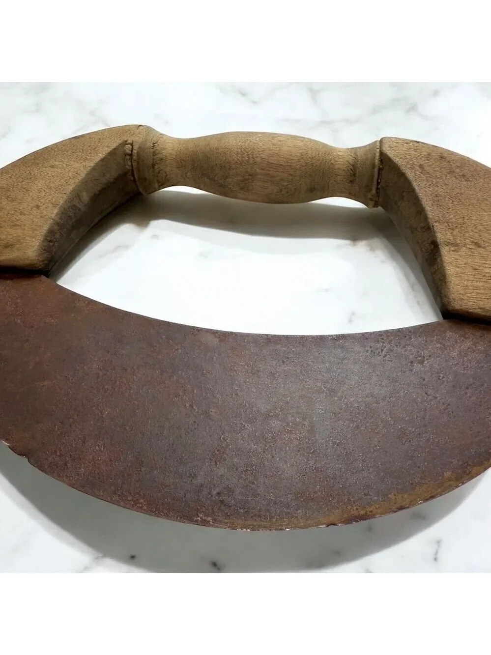 Antique Ulu Kitchen Chopping Knife Hand Forged